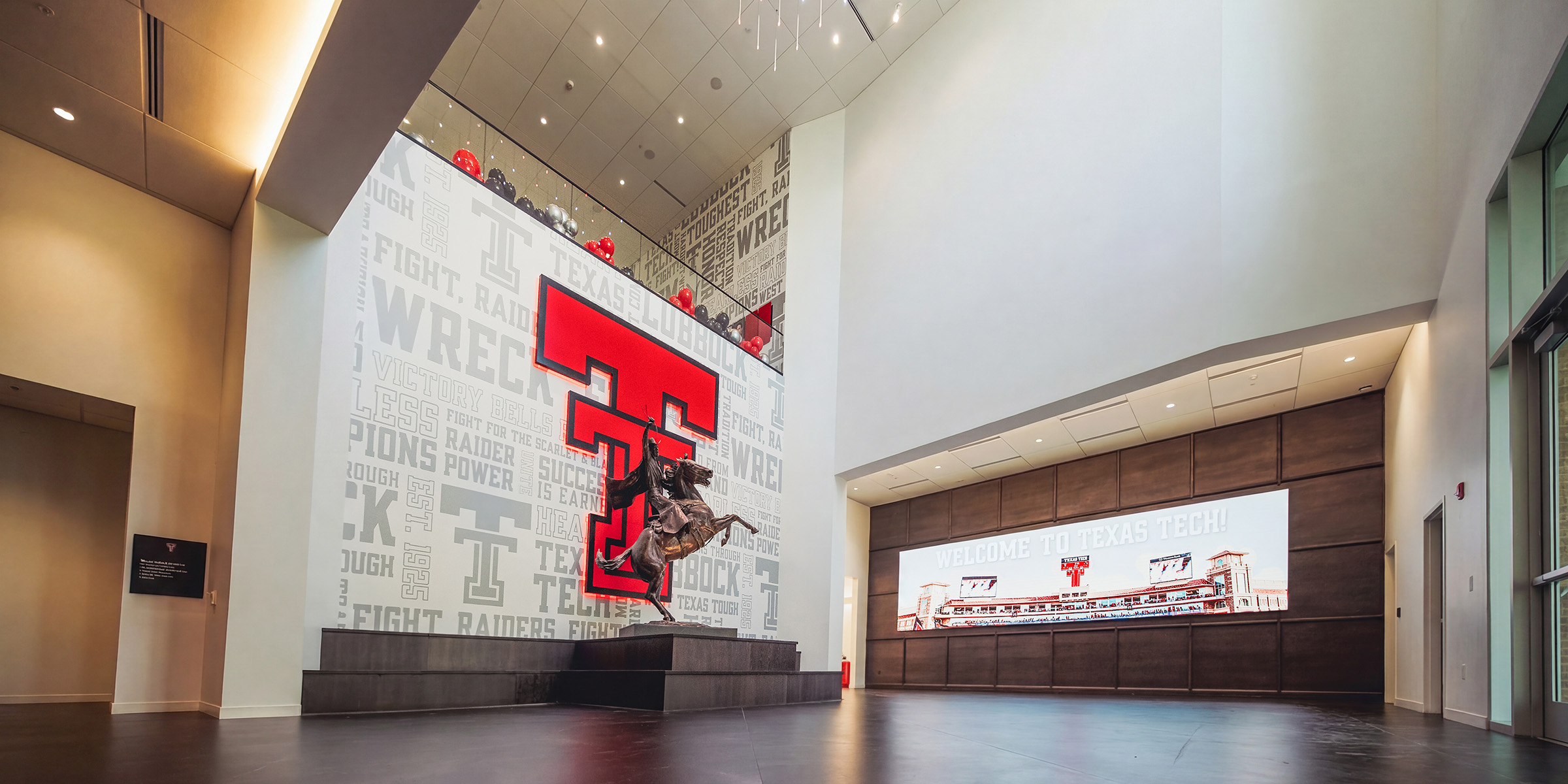 Texas Tech football stadium featuring upgraded audiovisual infrastructure