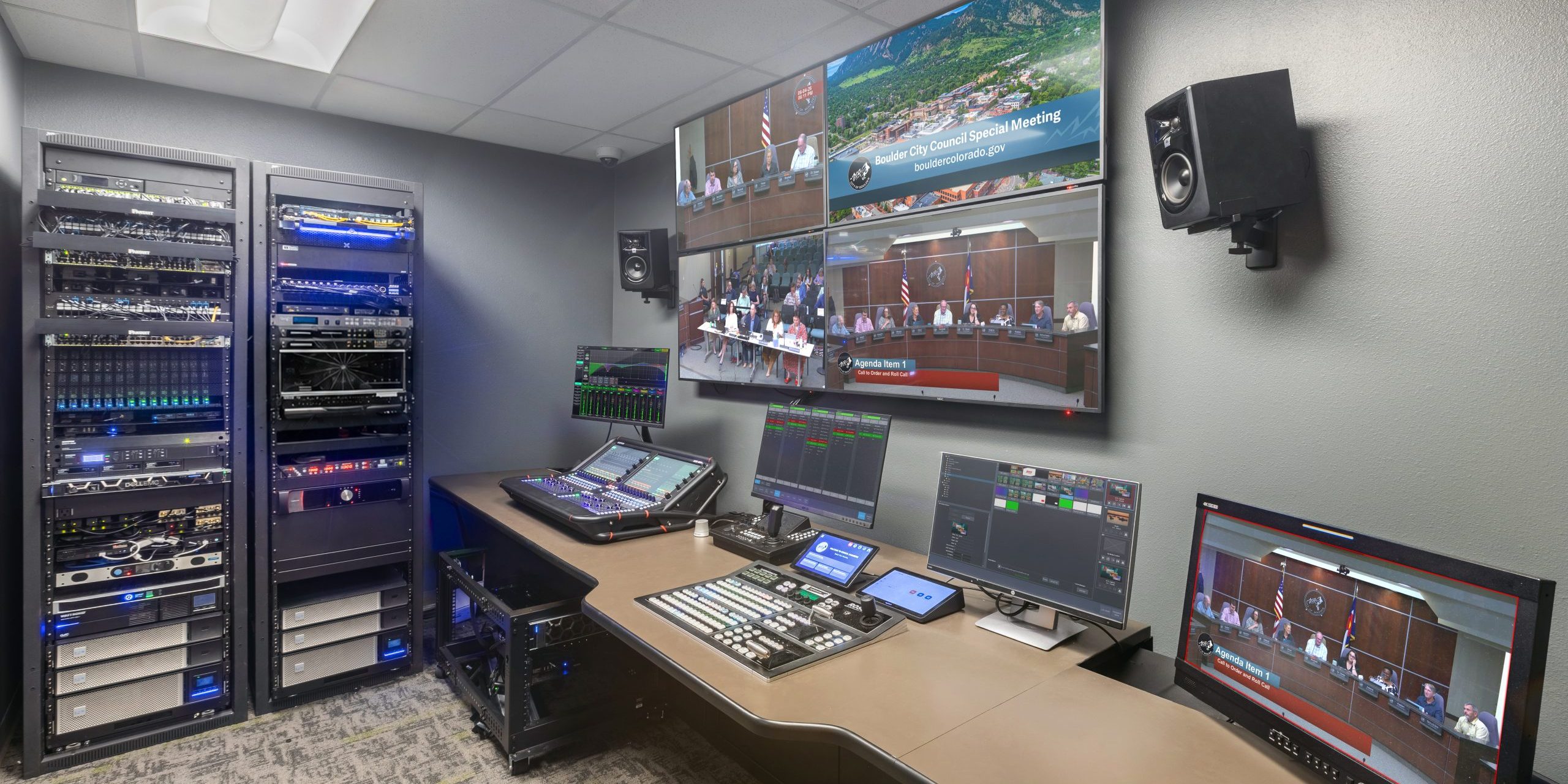 Command and control center in the city of boulder Integrated by Ford AV